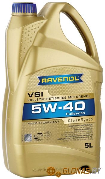 Ravenol VSI 5w-40 5л