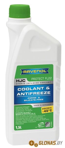 Ravenol HJC Protect FL22 Premix -40°C 1.5л