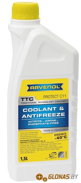 Ravenol TTC Protect C11 Premix -40C 1.5л