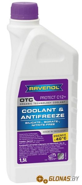 Ravenol OTC Protect C12+ Premix -40C 1.5л