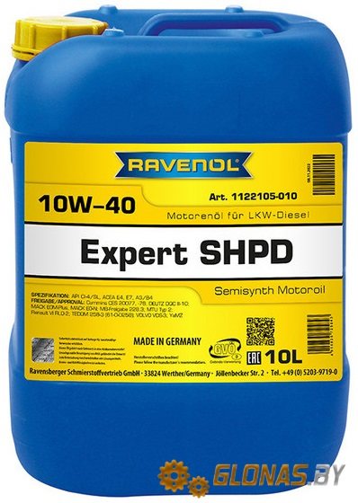 Ravenol Expert SHPD 10W-40 10л