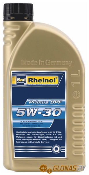 Swd Rheinol Primus DPF 5W-30 1л