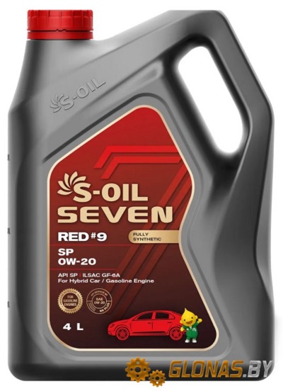 S-Oil 7 RED #9 SP 0W-20 4л