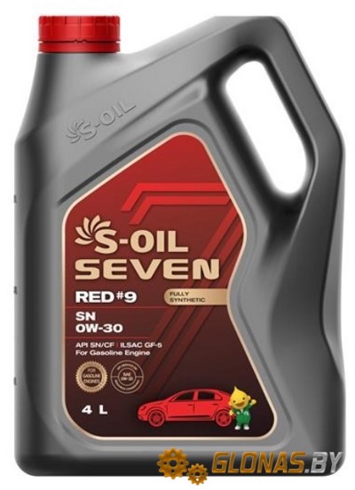 S-Oil 7 RED #9 SP 0W-30 4л