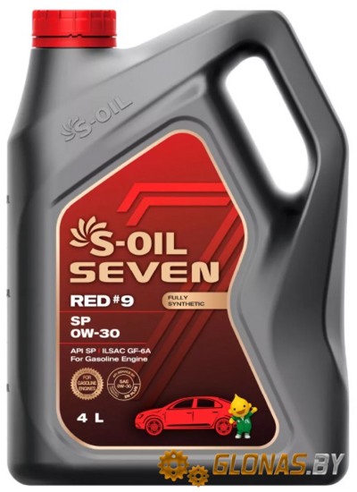 S-Oil 7 RED #9 SP 0W-30 4л