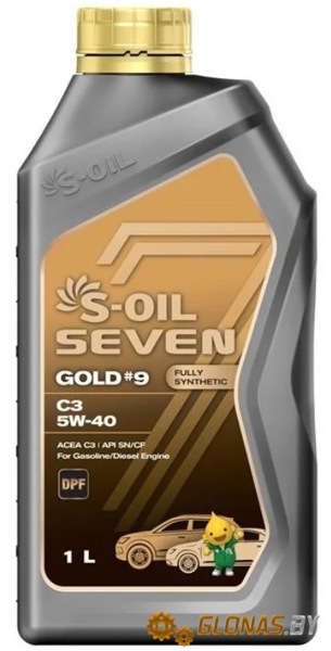 S-Oil 7 GOLD #9 C3 5W-40 1л