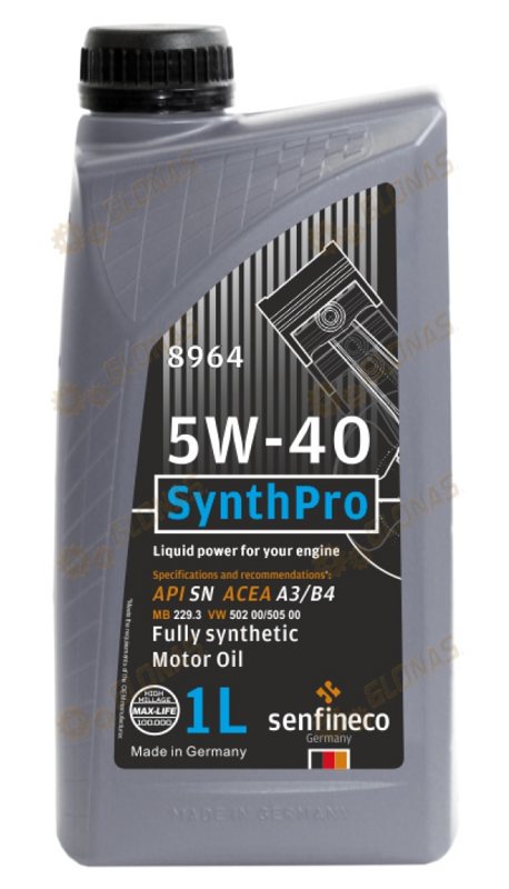 Senfineco SynthPro 5w40 A3/B4 1л