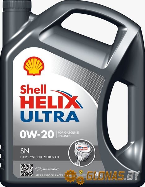 Shell Helix Ultra SN 0W-20 4л