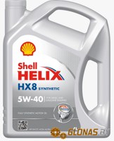 Shell Helix HX8 5W-40 4л - фото
