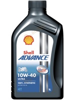Shell Advance 4T Ultra 10W-40 1л - фото