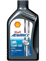 Shell Advance 4T Ultra 15W-50 1л - фото
