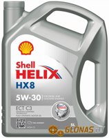 Shell Helix HX8 ECT C3 5W-30 5л - фото
