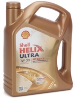 Shell Helix Ultra ECT C2/C3 0W-30 4л - фото