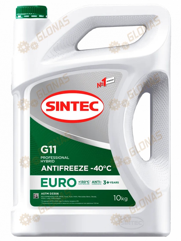 Sintec Antifreeeze Euro G11 10кг