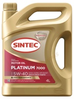 Sintec Platinum 7000 5w-40 SN/CF 4л - фото
