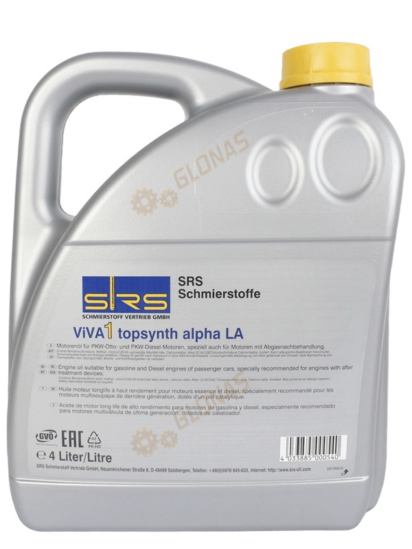 SRS Viva 1 topsynth alpha LA 5W-30 4л