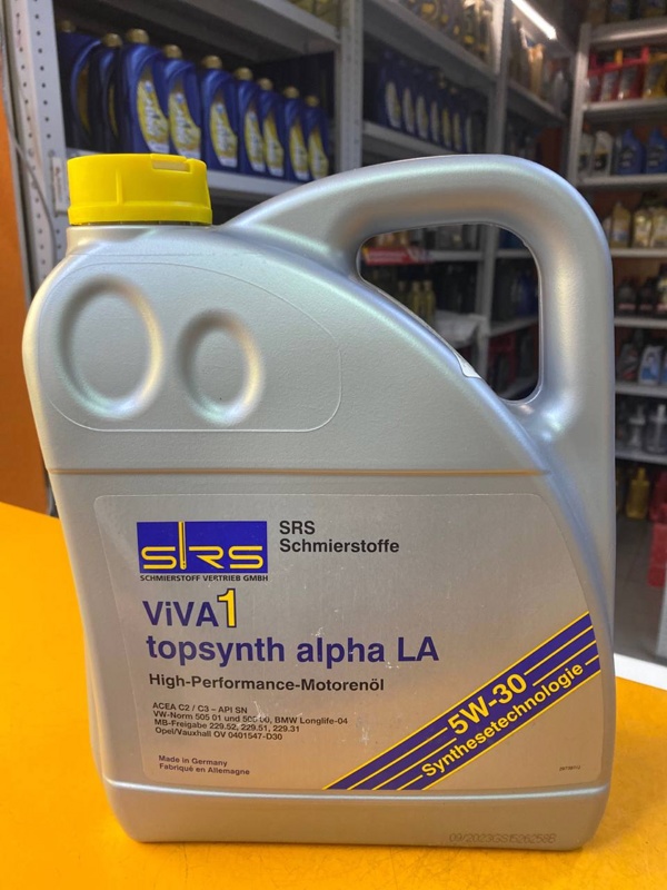 SRS Viva 1 topsynth alpha LA 5W-30 4л