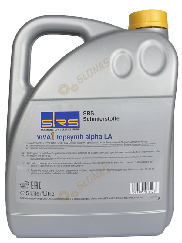 SRS Viva 1 topsynth alpha LA 5W-30 5л