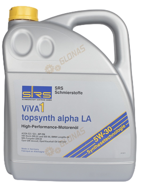 SRS Viva 1 topsynth alpha LA 5W-30 5л