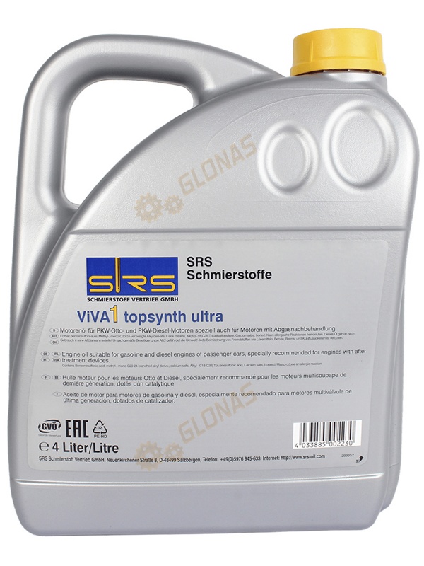 SRS Viva 1 topsynth ultra 5w-30 4л