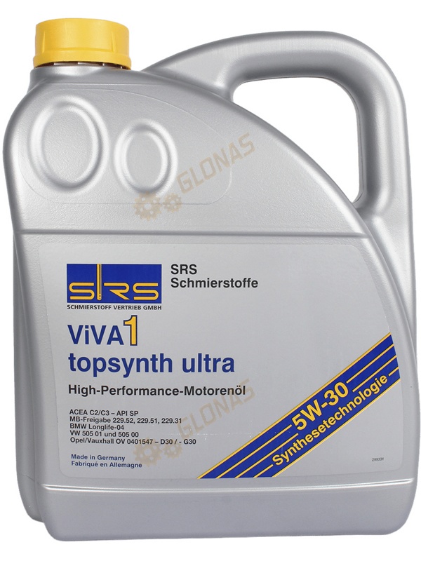 SRS Viva 1 topsynth ultra 5w-30 4л