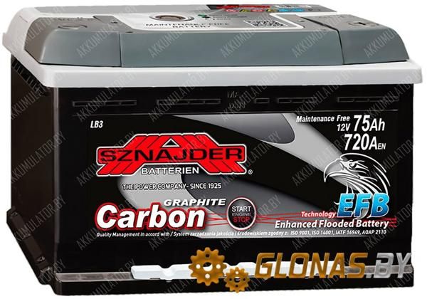 Sznajder Carbon EFB 75 R (75 А·ч)