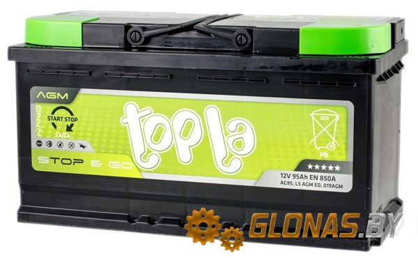 Topla TOP AGM Stop&Go TAG95 (95 А·ч)