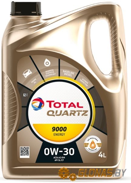 Total Quartz Energy 9000 0W-30 4л