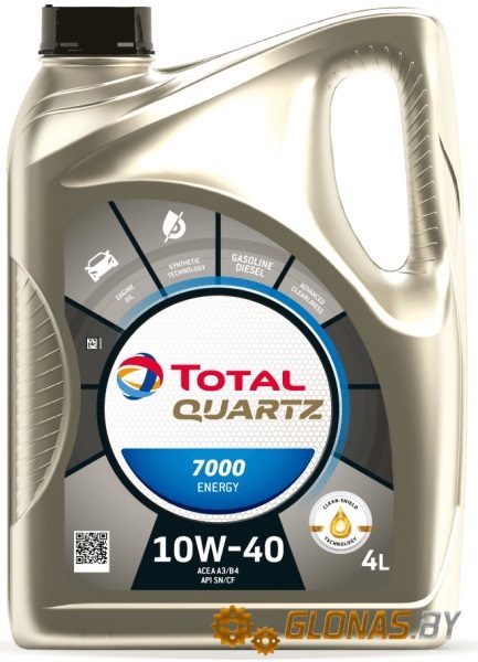 Total Quartz 7000 Energy 10W-40 4л - фото4