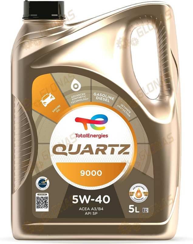 Total Quartz 9000 5W-40 5л - фото