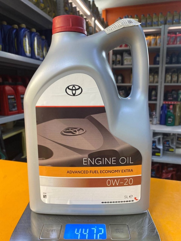 Toyota Engine Oil Advanced Fuel Economy 0w-20 5л