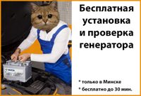 Установка аккумулятора и проверка генератора в Минске! - фото