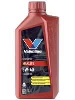 Valvoline MaxLife Synthetic 5W-40 1л - фото