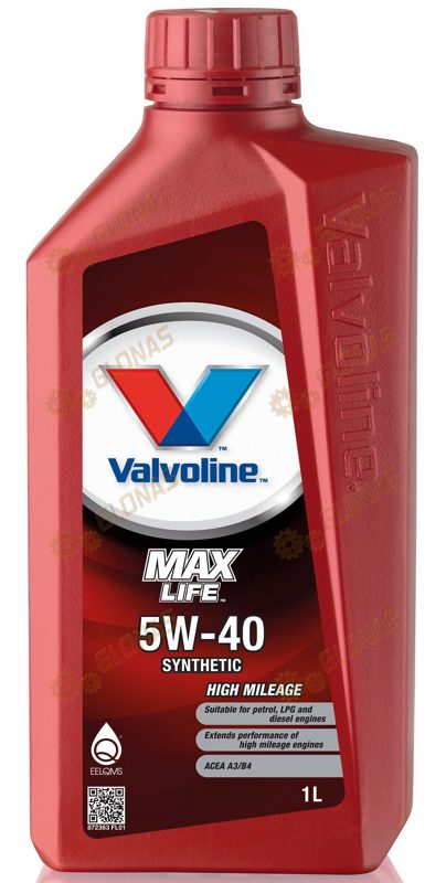 Valvoline MaxLife Synthetic 5W-40 1л