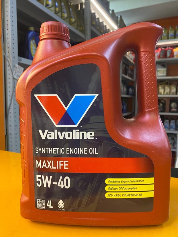 Valvoline MaxLife Synthetic 5W-40 4л