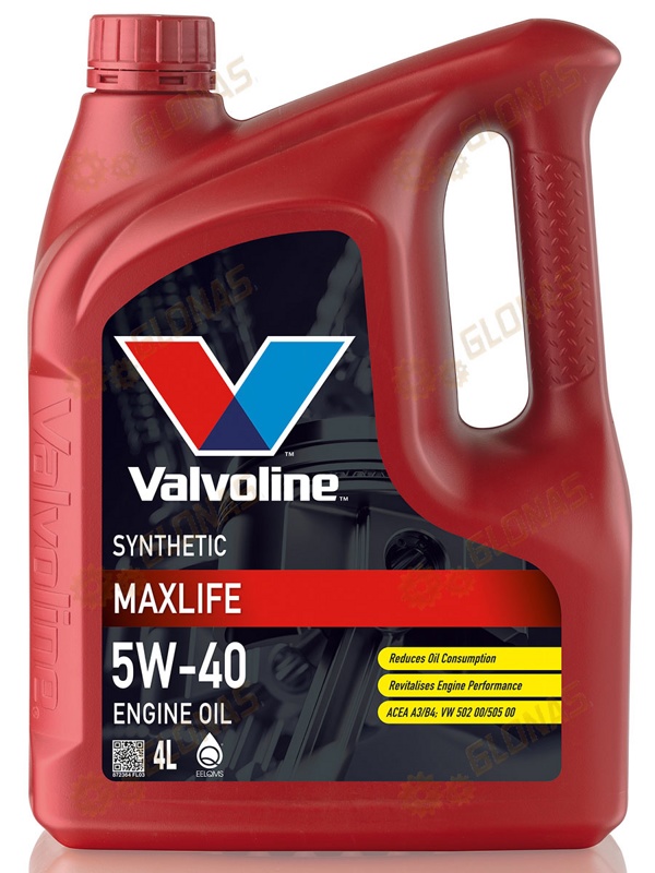 Valvoline MaxLife Synthetic 5W-40 4л