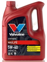 Valvoline MaxLife Synthetic 5W-40 4л - фото