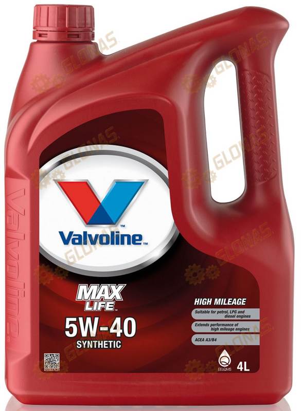 Valvoline MaxLife Synthetic 5W-40 4л - фото2