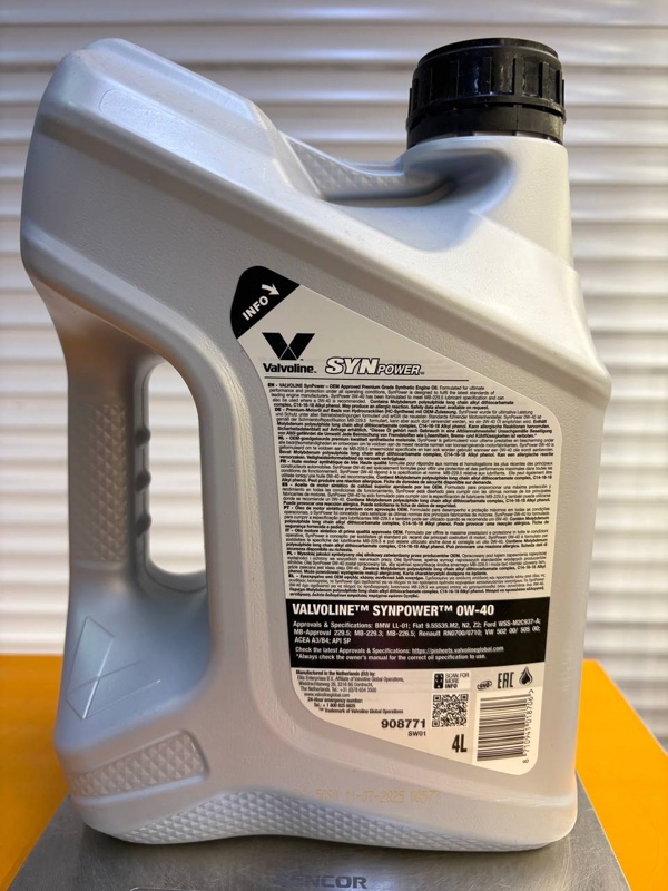 Valvoline SynPower 0W-40 4л