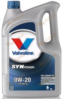 Valvoline SynPower FE 0W-20 5л - фото