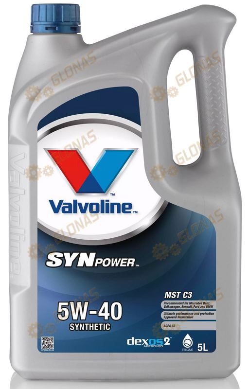 Valvoline SynPower MST 5W-40 5л