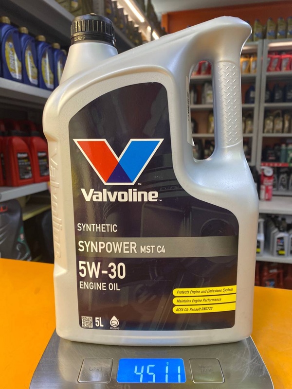 Valvoline SynPower MST C4 5W-30 5л