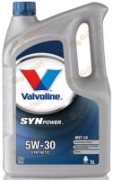 Valvoline SynPower MST C4 5W-30 5л - фото