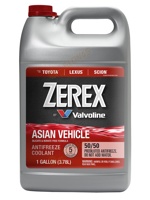 Valvoline Zerex Asian Vehicle Red 50/50 Prediluted Antifreeze 3,78л - фото