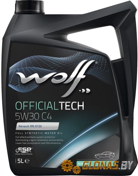 Wolf Official Tech 5w-30 C4 5л