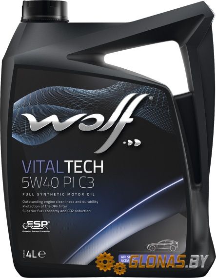 Wolf Vital Tech PI C3 5w-40 4л