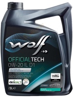 Wolf Eco Tech 0w-20 IL D1-3 5л - фото