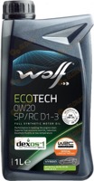 Wolf Eco Tech 0w-20 SP/RC D1-3 1л - фото