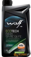 Wolf Eco Tech 0w-20 SP/RC G6 FE 1л - фото