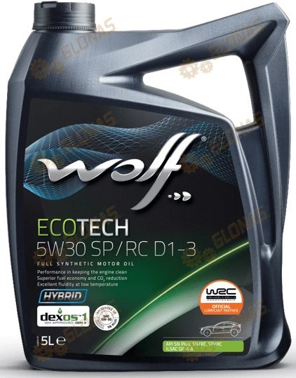 Wolf Eco Tech 5w-30 SP/RC D1-3 5л